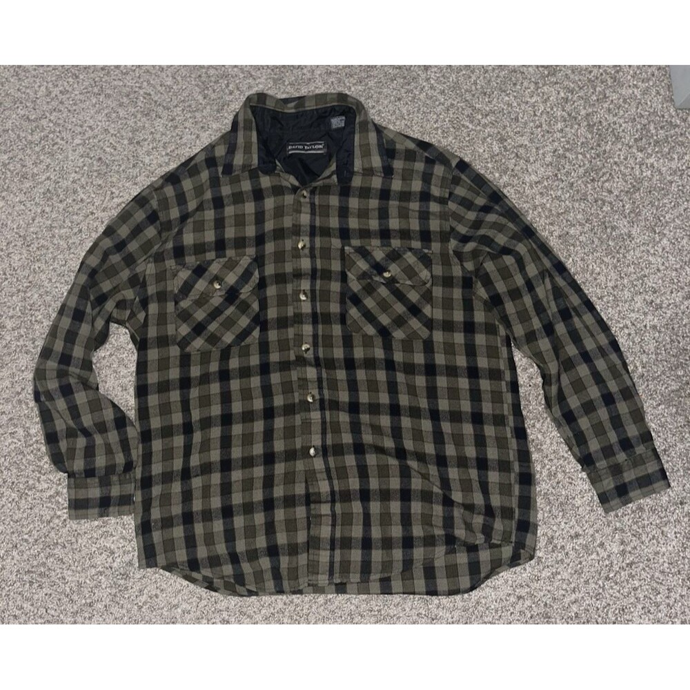 David Taylor Flannel Long Sleeve Large